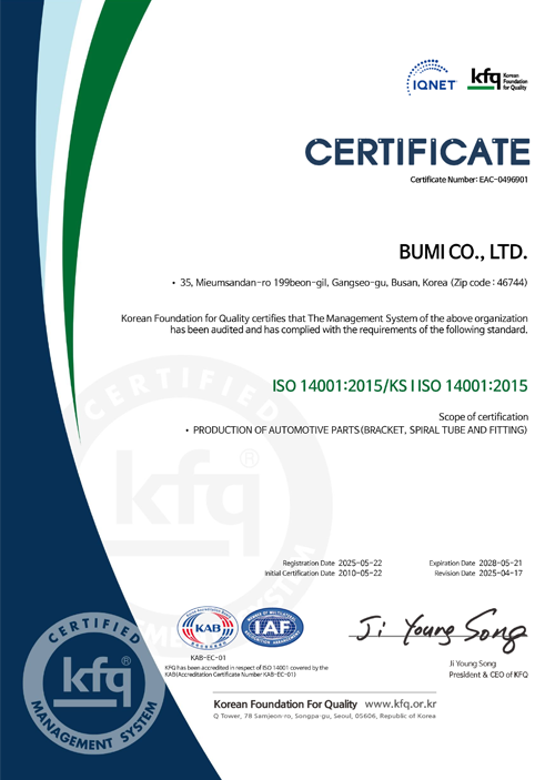 ISO-14001:2015 Certification
