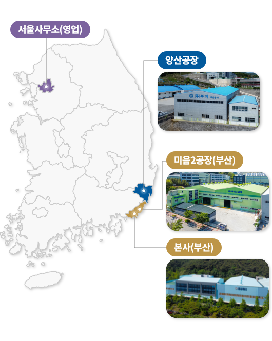 (주)부미 사업장 안내
